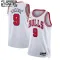 Maglia Chicago Bulls Nikola Vucevic 9 Association Edition Swingman Bianco - Bambino