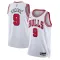 Maglia Chicago Bulls Nikola Vucevic 9 Association Edition Swingman Bianco - Uomo