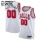Maglia Chicago Bulls Personalizzata Association Edition Swingman Bianco - Bambino