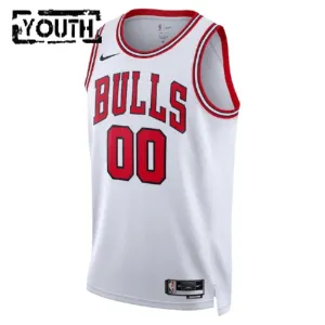 Maglia Chicago Bulls Personalizzata Association Edition Swingman Bianco - Bambino