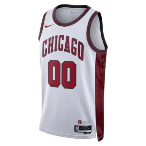 Maglia Chicago Bulls Personalizzata City Edition 2022-23 Swingman Bianco - Uomo
