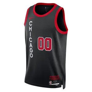 Maglia Chicago Bulls Personalizzata City Edition 2023-24 Swingman Nero - Uomo