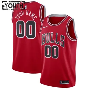 Maglia Chicago Bulls Personalizzata Icon Edition Swingman Rosso - Bambino