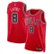 Maglia Chicago Bulls Zach Lavine 8 Icon Edition Swingman Rosso - Uomo