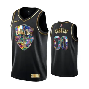Maglia Cleveland Cavaliers Diamond Edition Personalizzata Swingman Nero - Uomo Maglia Cleveland Cavaliers Diamond Edition Personalizzata Swingman Nero - Uomo