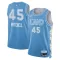 Maglia Cleveland Cavaliers Donovan Mitchell City Edition 2024-25 Swingman Blu - Uomo