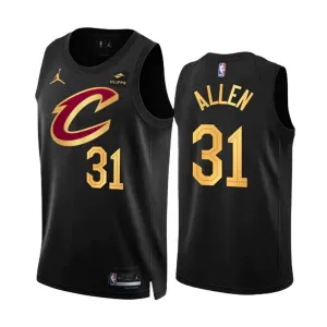 Maglia Cleveland Cavaliers Jordan Jarrett Allen 31 Statement Edition Swingman Nero - Uomo Maglia Cleveland Cavaliers Jordan Jarrett Allen 31 Statement Edition Swingman Nero - Uomo