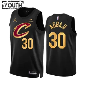 Maglia Cleveland Cavaliers Jordan Ochai Agbaji 30 Statement Edition Swingman Nero - Bambino Maglia Cleveland Cavaliers Jordan Ochai Agbaji 30 Statement Edition Swingman Nero - Bambino
