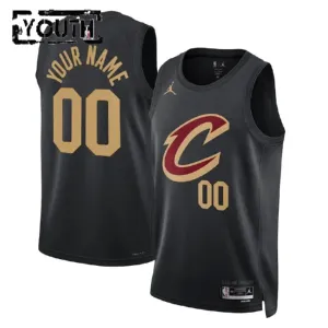 Maglia Cleveland Cavaliers Jordan Personalizzata Statement Edition Swingman Nero - Bambino