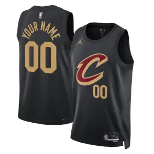 Maglia Cleveland Cavaliers Jordan Personalizzata Statement Edition Swingman Nero - Uomo
