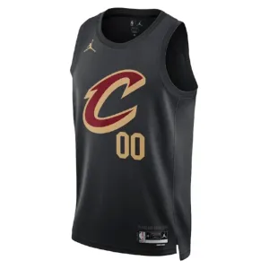 Maglia Cleveland Cavaliers Jordan Personalizzata Statement Edition Swingman Nero - Uomo