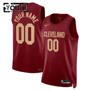 Maglia Cleveland Cavaliers Personalizzata Icon Edition Swingman Rosso - Bambino