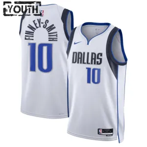 Maglia Dallas Mavericks Dorian Finney-Smith 10 Association Edition Swingman Bianco - Bambino