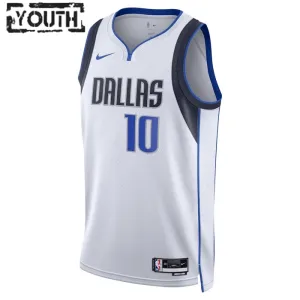 Maglia Dallas Mavericks Dorian Finney-Smith 10 Association Edition Swingman Bianco - Bambino