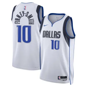 Maglia Dallas Mavericks Dorian Finney-Smith 10 Association Edition Swingman Bianco - Uomo