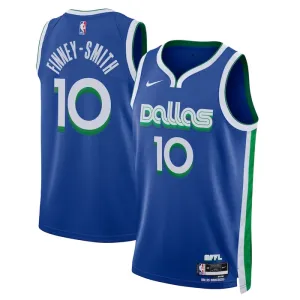 Maglia Dallas Mavericks Dorian Finney-Smith 10 City Edition 2022-23 Swingman Blu - Uomo