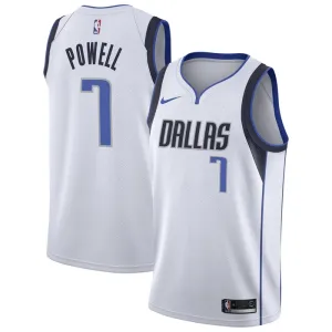 Maglia Dallas Mavericks Dwight Powell 7 Association Edition Swingman Bianco - Uomo