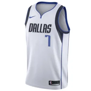 Maglia Dallas Mavericks Dwight Powell 7 Association Edition Swingman Bianco - Uomo