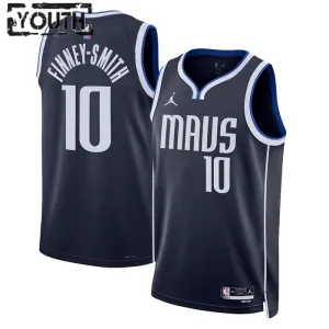 Maglia Dallas Mavericks Jordan Dorian Finney-Smith 10 Statement Edition Swingman Navy - Bambino