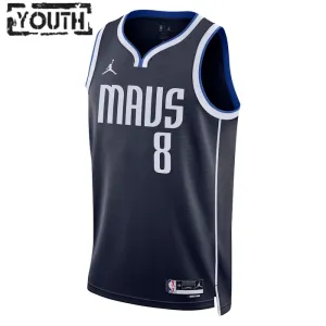 Maglia Dallas Mavericks Jordan Josh Green 8 Statement Edition Swingman Navy - Bambino