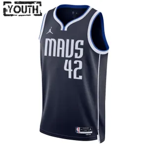 Maglia Dallas Mavericks Jordan Maximilian Kleber 42 Statement Edition Swingman Navy - Bambino