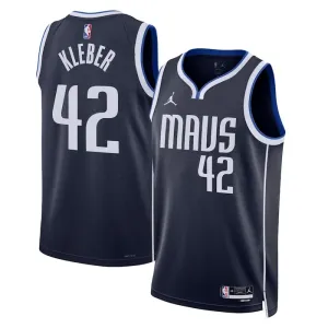 Maglia Dallas Mavericks Jordan Maximilian Kleber 42 Statement Edition Swingman Navy - Uomo