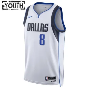Maglia Dallas Mavericks Josh Green 8 Association Edition Swingman Bianco - Bambino