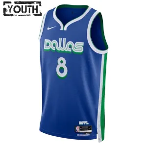 Maglia Dallas Mavericks Josh Green 8 City Edition 2022-23 Swingman Blu - Bambino
