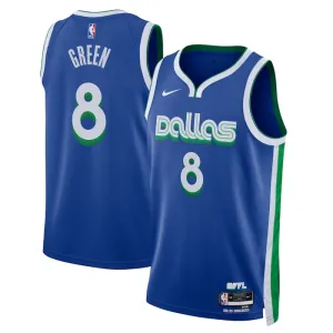 Maglia Dallas Mavericks Josh Green 8 City Edition 2022-23 Swingman Blu - Uomo