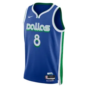 Maglia Dallas Mavericks Josh Green 8 City Edition 2022-23 Swingman Blu - Uomo