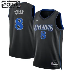 Maglia Dallas Mavericks Josh Green City Edition 2023-24 Swingman Nero - Bambino
