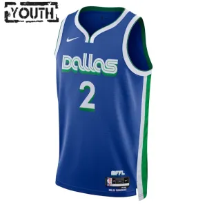 Maglia Dallas Mavericks Kyrie Irving 2 City Edition 2022-23 Swingman Blu - Bambino