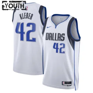 Maglia Dallas Mavericks Maximilian Kleber 42 Association Edition Swingman Bianco - Bambino