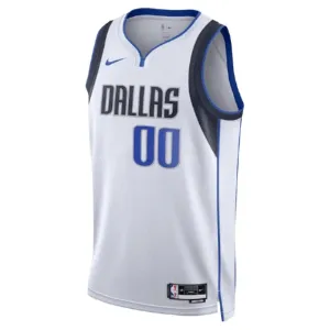 Maglia Dallas Mavericks Personalizzata Association Edition Swingman Bianco - Uomo
