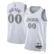 Maglia Dallas Mavericks Personalizzata City Edition 2024-25 Swingman Bianco - Uomo