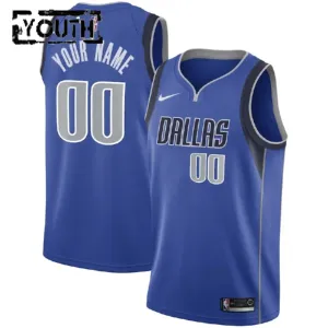 Maglia Dallas Mavericks Personalizzata Icon Edition Swingman Blu - Bambino