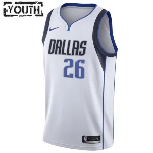 Maglia Dallas Mavericks Spencer Dinwiddie 26 Association Edition Swingman Bianco - Bambino