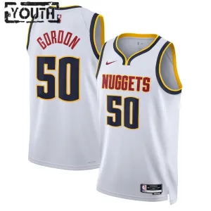 Maglia Denver Nuggets Aaron Gordon 50 Association Edition Swingman Bianco - Bambino