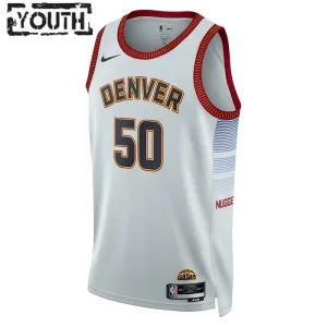 Maglia Denver Nuggets Aaron Gordon 50 City Edition 2022-23 Swingman Grigio - Bambino