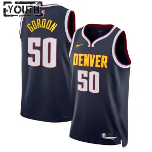 Maglia Denver Nuggets Aaron Gordon 50 Icon Edition Swingman Navy - Bambino
