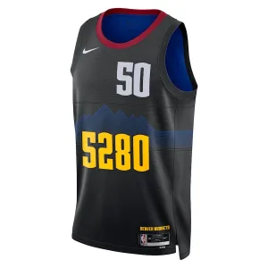 Maglia Denver Nuggets Aaron Gordon City Edition 2023-24 Swingman Nero - Uomo