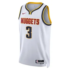 Maglia Denver Nuggets Bones Hyland 3 Association Edition Swingman Bianco - Uomo