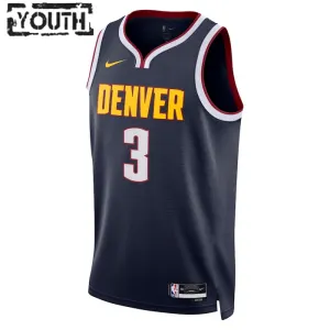 Maglia Denver Nuggets Bones Hyland 3 Icon Edition Swingman Navy - Bambino