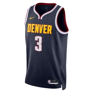 Maglia Denver Nuggets Bones Hyland 3 Icon Edition Swingman Navy - Uomo