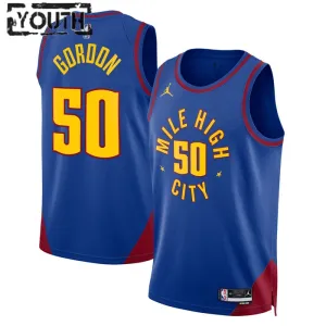 Maglia Denver Nuggets Jordan Aaron Gordon 50 Statement Edition Swingman Blu - Bambino