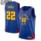 Maglia Denver Nuggets Jordan Zeke Nnaji 22 Statement Edition Swingman Blu - Bambino
