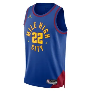 Maglia Denver Nuggets Jordan Zeke Nnaji 22 Statement Edition Swingman Blu - Uomo