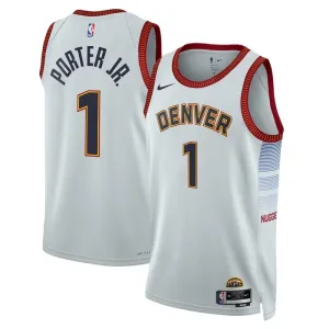 Maglia Denver Nuggets Michael Porter JR 1 City Edition 2022-23 Swingman Grigio - Uomo