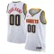 Maglia Denver Nuggets Personalizzata Association Edition Swingman Bianco - Uomo