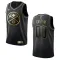 Maglia Denver Nuggets Personalizzata Golden Edition Swingman Nero - Uomo